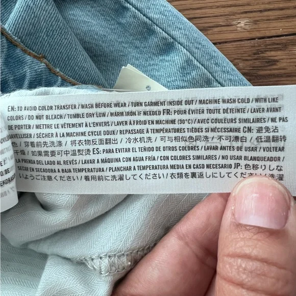 NWT Abercrombie & Fitch Women's The Taper Jean High Rise Light Wash Size 29/8 R - Picture 12 of 13